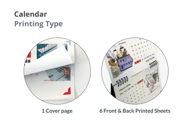 A5 Desktop Calendar (Landscape)