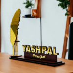 Personalized Pen Holder Desk Name Plate with Pen