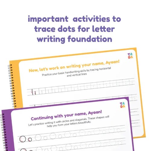 Personalised Name Writing Practice Book