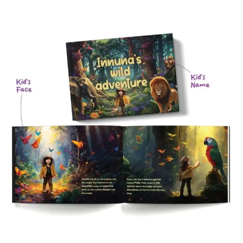 Kid's Wild Adventure - Personalised Storybook