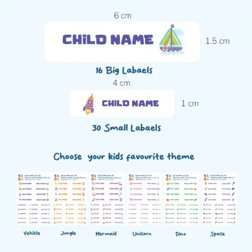 Personalised Clothing Labels