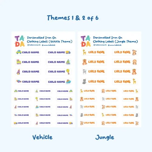 Personalised Clothing Labels