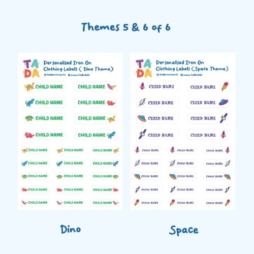 Personalised Clothing Labels