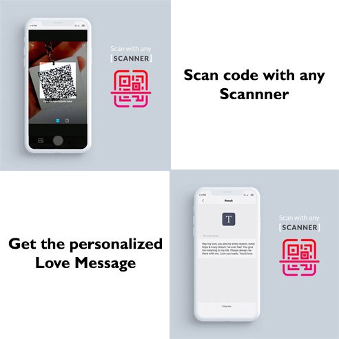 Personalized QR Code Keychain